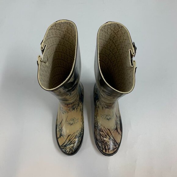 Chooka Women's Geisha Mid Calf Top Buckle Rain Boot Size 8 - Picture 8 of 16